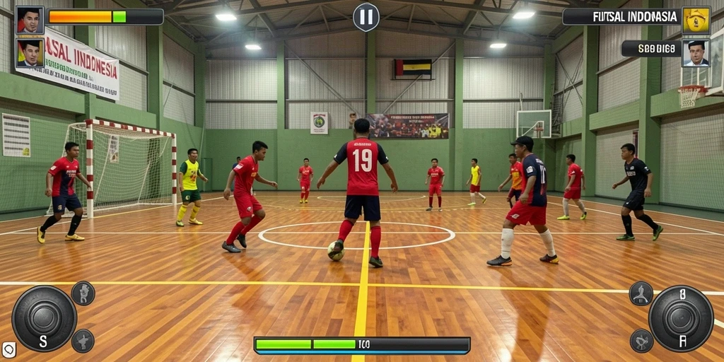 Screenshot menunjukkan antarmuka permainan yang menarik.