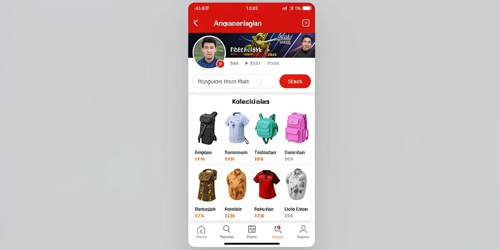 Tampilan beranda yang menarik dan mudah dinavigasi.