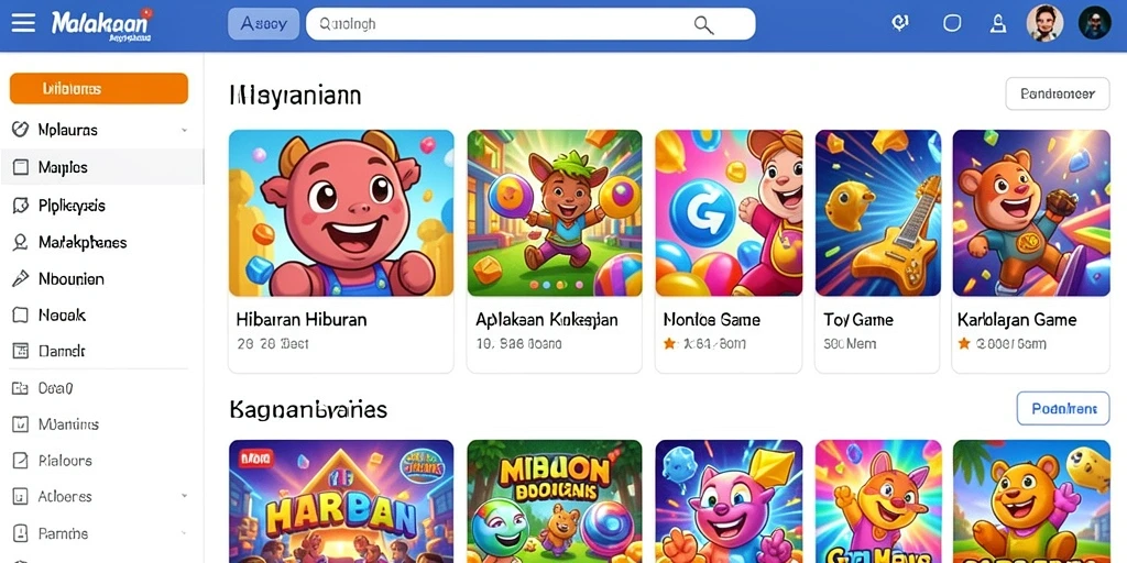 Tampilan antarmuka yang menarik dan user-friendly.